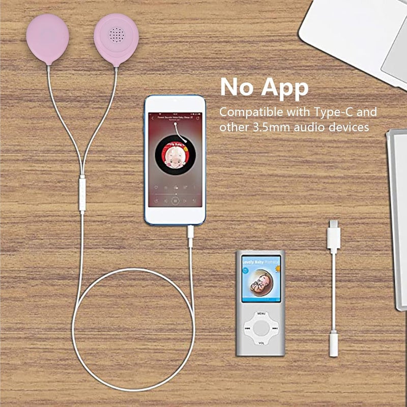 Arsor Baby Bump Headphones, Professional Pregnancy Belly Speaker Lightweight Pregnant Music Player Plays Music to Baby Inside The Womb for Women During Pregnancy - Image 3